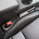 2 piezas de caja de almacenamiento de relleno de huecos de asiento de coche de plástico universal, organizador de consola entre asientos, para decoración interior de automóviles