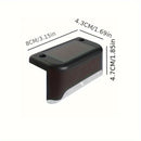 12 unidades de luces de sendero solares para exteriores - Impermeables, clasificadas IPX4, pasos iluminados con LED para cercas, escaleras, entradas, jardines y más - Control de luz automático, ideal para porches, balcones y decoración de bodas, iluminac