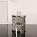 Conjunto de 3 Piezas de Tarros de Vidrio con Diamantes Brillantes para Dulces y Té - Impermeables, Tarros de Almacenamiento Multiusos para Granos de Café, Azúcar y Más, Baúles de Almacenamiento para la Organización del Hogar