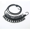 1 cuerda para tender ropa retráctil y portátil para viajes, con 12 pinzas, ideal para secar ropa en interiores o exteriores, accesorio para camping