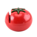 Afilador Manual Portátil en Forma de Tomate - Afilado Rápido y Fácil para Cuchillos de Cocina, Diseño Compacto