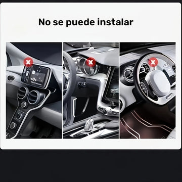 Soporte Universal para Teléfono de Coche dolwao 1pc con Clip de Montaje en el Tablero de Instrumentos, Fácil Instalación, Soporte Antideslizante para iPhone, Xiaomi, Oppo, VIVO, Samsung, OnePlus - Material ABS Duradero, No Requiere Batería