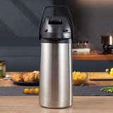 1pc Gran Capacidad Termo de Acero Inoxidable - Dispensador de Bebidas Multiusos para Bebidas Calientes y Frías, Ideal para Uso en el Hogar y la Oficina, Sin Necesidad de Electricidad