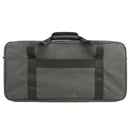 Estuche Profesional Portátil Multi-Efecto para Pedales - Bolsa Resistente Gris para Controladores DJ y Equipos con Múltiples Compartimentos, Costuras Reforzadas, Cremalleras Doradas y Asas Ergonómicas para Músicos, Uso en Directos y Estudio, Funda para P