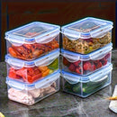 8pcs/4pcs Contenedores Herméticos de Alimentos - Material PP Transparente con Tapas de Cierre, Apto para Refrigeración/Congelador/Microondas, Juego para Frutas/Verduras/Alojamientos Secos