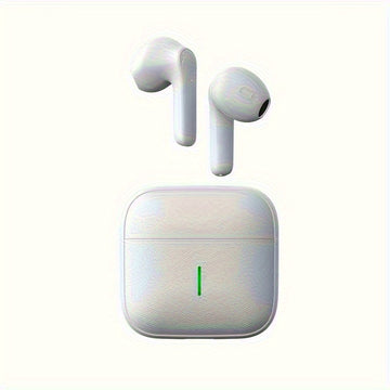 Presentamos los últimos audífonos inalámbricos con batería de larga duración: auriculares intrauditivos estéreo compactos, ideales para deportes y videojuegos, con carga USB y cancelación de ruido para llamadas
