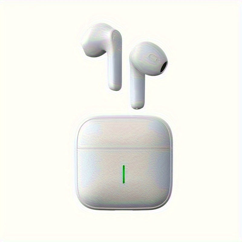 Presentamos los últimos audífonos inalámbricos con batería de larga duración: auriculares intrauditivos estéreo compactos, ideales para deportes y videojuegos, con carga USB y cancelación de ruido para llamadas