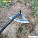 1pc Herramienta de jardinería de alta calidad de metal con mango de madera - Eficiente para eliminar malezas, aflojar la tierra y agricultura - Herramienta de jardinería clásica para uso en casa y granja, Herramienta de agricultura | Azada de jardín clás