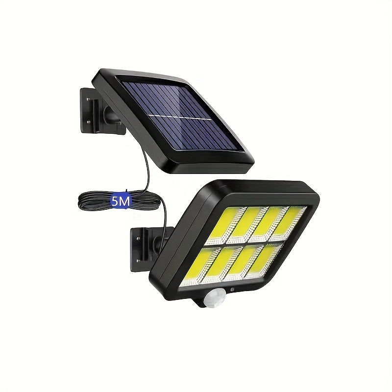 1/2/4 piezas de luz solar para pared, panel solar ajustable, 3 modos de funcionamiento, luz solar super brillante desmontable para porche, control remoto, montaje en pared, adecuado para pared, patio, garaje, jardín, patio y acera, con sensor infrarrojo,