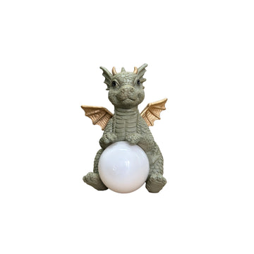XXOASIS - Lámpara solar de dinosaurio para jardín, decoración de resina para exteriores, control de botón pulsador recargable, batería de níquel de 200 mAh, iluminación solar para exteriores.