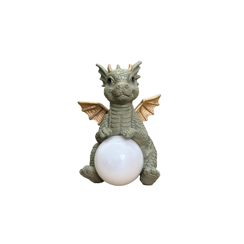 XXOASIS - Lámpara solar de dinosaurio para jardín, decoración de resina para exteriores, control de botón pulsador recargable, batería de níquel de 200 mAh, iluminación solar para exteriores.
