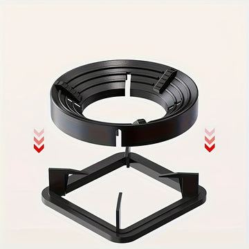 1pc Tapa de estufa de gas a prueba de viento, soporte antideslizante de ahorro de energía para cocina, accesorio concentrador de llama para estufa de gas doméstica