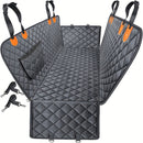 Fundas para Asientos de Perro Impermeables 600D - Hamaca Antideslizante y Resistente a Arañazos con Poliéster Suave, Ajuste Universal para Autos, Camionetas y SUVs, Protección para el Asiento Trasero