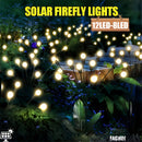 Luces Solares de Jardín FACHOI con Lucecitas LED - 12 Luces Cálidas Blancas, 8 Modos de Iluminación, Impermeable, Decoración para Exteriores y Caminos en Fiestas, Bodas y Festivales