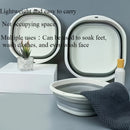 Baño de pies plegable y portátil, no necesita electricidad, bañera de plástico multifuncional para lavar pies en casa y viajes, adecuada para el cuidado de uñas de manos y pies, diseñada para almacenamiento fácil, un artículo popular para el spa en casa.