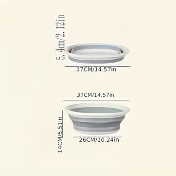 1pc Bañera Plegable para Pie, Cubeta Portátil con Tapa para Lavado de Pies, Balde Plegable para Remojo de Pies, Masajeador Portátil de Pies, Herramienta de Baño de Acupuntura - Adecuada para Baño, Sala de Estar, Dormitorio