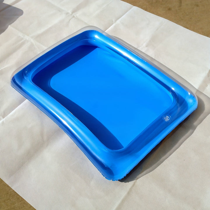 1 pieza, baño de pies inflable, recipiente de pies portátil, escalera de entrada al estanque, kit de limpieza y pedicura para estanques.