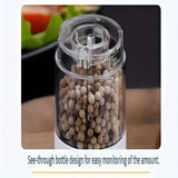 Molino eléctrico de sal y pimienta, fácil de girar, molino de precisión - Uso en cocina y barbacoa, botella de condimento para bistec, molino eléctrico de pimienta negra, Día de San Valentín, Acción de Gracias, regalo de Navidad