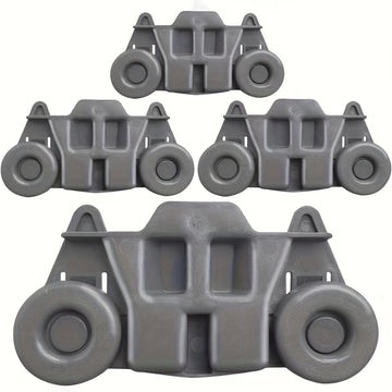 4/6/8 piezas de accesorios para rodillos de lavavajillas, resistentes al desgaste y duraderos, rodadura suave, instalación fácil, buena capacidad de carga y gran adaptabilidad