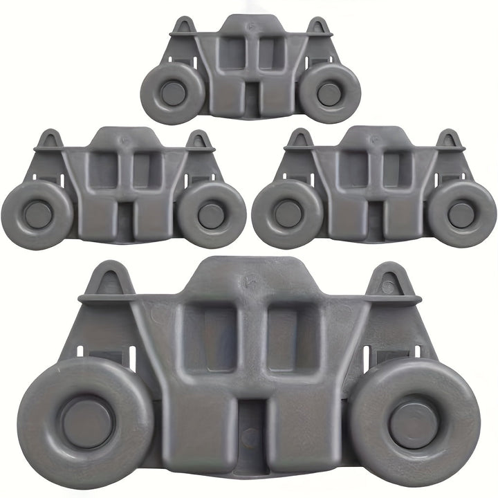4/6/8 piezas de accesorios para rodillos de lavavajillas, resistentes al desgaste y duraderos, rodadura suave, instalación fácil, buena capacidad de carga y gran adaptabilidad