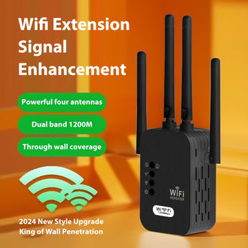 Repetidor de Wi-Fi, Extensor de Wi-Fi, Fortalecimiento de la Fuerza del Señal 2.4G, Amplia Cobertura, Superación de Limitaciones Espaciales, Configuración de Un Solo Click, Cobertura Integral, Rotación Flexible de la Antena, Intensidad de Señal Ajustable