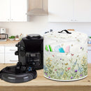 Cubierta de Polvo para Olla a Presión y Freidora de Aire de 8 Cuartos con Diseño Floral Chic - Poliéster Duradero con Bolsillo, Accesorio de Cocina Elegante, Cubierta, Accesorios