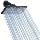 1pc Ducha Rectangular de Alta Presión - Montaje en Pared, Configuración Lluvia, Plástico ABS Pulido, Sin Necesidad de Electricidad, Accesorio Moderno para una Experiencia Mejorada al Duchar, Diseño Contemporáneo y Elegante, Construcción Robusta, Fácil In