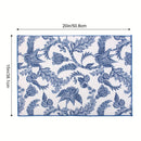 Alfombrilla de Secado de Platos de Microfibra Ultra Absorbente con Temática de Primavera y Verano - 38.1cm x 50.8cm, Resistente al Calor, Antideslizante para Encimera de Cocina