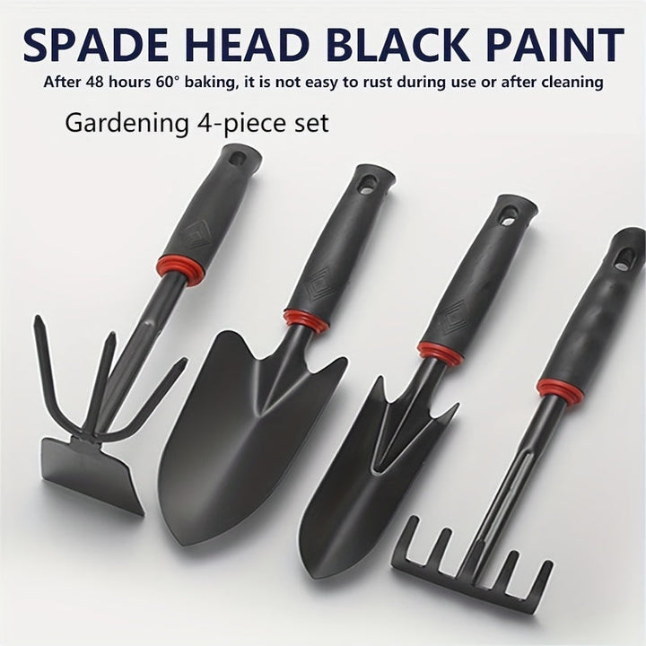 Herramientas de Jardinería Pala Exterior, Pala Pequeña para Plantar Flores, Rastrillo de Cinco Dientes, Rastrillo de Doble Cabeza, Juego de Herramientas para Plantar Verduras