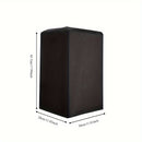 Funda para altavoz Hceng de lona negra resistente - Impermeable y antipolvo, múltiples especificaciones para sistemas de sonido de cine en casa y exteriores, tela Niu Jin, metal, calidad de sonido y larga duración