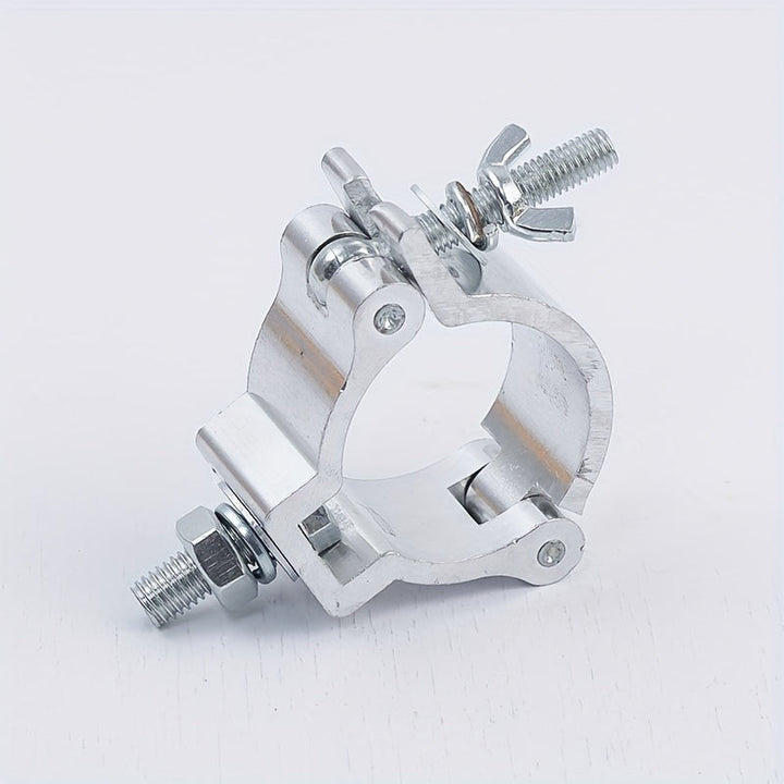 Hebilla de anillo simple, conector de armadura de estante, gancho de luz de escenario, gancho de rendimiento, cierre de tarjeta cruzada, hebilla de aleación de aluminio