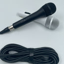Micrófono Dinámico Unidireccional con Cable para Karaoke - Micrófono de Conexión Directa para Máquina de Karaoke, Amplificador y Altavoz - Para Cantar, Hablar en Público y Fiestas