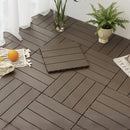 Ladrillos de patio interconectados de plástico, suelo de balcón de patio impermeable, resistente a manchas de hierba en la orilla de la piscina de la entrada, ladrillos de terraza