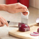 Utensilio de Cocina Multifuncional de Acero Inoxidable para Cortar Cebollas, Carne y Frutas – Mango Ergonómico, Diseño Resistente al Óxido, Sin Necesidad de Electricidad, Rebanador de Verduras