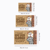 Alfombra de bienvenida para gatos, 1 pieza, para interiores, decoración del hogar, antideslizante, de poliéster, 1 cm de grosor, 800 g por metro cuadrado