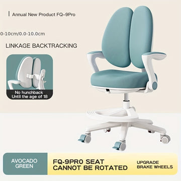 Butaca de Oficina Ergonómica de 1 Pieza con Asiento de Espuma Viscoelástica, Diseño Dividido en la Parte Trasera, Reposición Manual, Base Giratoria, Malla Rosa Suave, Cómoda para Uso Doméstico y de Oficina