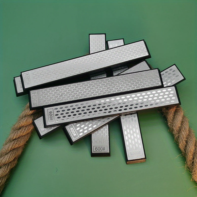 Juego de 4 Varillas de Afilado Recubiertas de Diamante para Sistemas de Cuchillos de Cocina