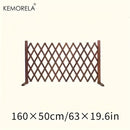 Valla Retráctil de Madera para Exteriores - Puerta Segura Anticorrosión y Resistente, Compatible con Puertas, Decorativa para Jardín, Patio o Cercado para Mascotas, Diseño Rústico en Madera Natural, Ideal para Amantes del Jardín, Separador de Espacios, B