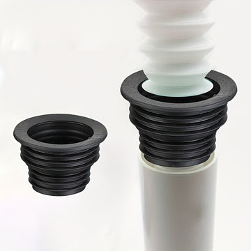 Anillo de sellado para tubería de desagüe plástico, 1 unidad - A prueba de olores, anti reflujo y antideslizante, sello para desagüe de lavadora y accesorios de baño, cubierta para desagüe de lavadora