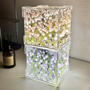 Lámpara nocturna LED de tulipán para armar, estilo Art Deco, con batería y control de interruptor, luz ascendente para decoración de habitación - Regalo ideal para San Valentín, cumpleaños, Halloween, Navidad y Año Nuevo, lámpara de mesa decorativa|Lámpa