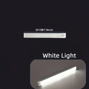 Luz sensible al control de voz LED, con patrón de rayas moderno, montaje de techo independiente, regulable, decoración de metal cepillado, sombra de plástico, batería de litio recargable, carga USB, adecuada para dormitorio, cocina, sala de estar - Luz b