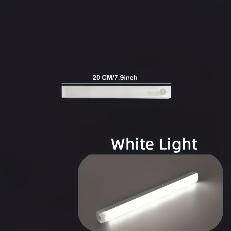 Luz sensible al control de voz LED, con patrón de rayas moderno, montaje de techo independiente, regulable, decoración de metal cepillado, sombra de plástico, batería de litio recargable, carga USB, adecuada para dormitorio, cocina, sala de estar - Luz b
