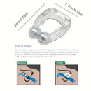 Respiración suave, sueño tranquilo, seguro y saludable, clip nasal universal para hombres y mujeres