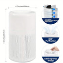 Purificador de aire HEPA para el hogar con esponja aromática, elimina olores para oficina, sala, habitaciones, ideal para fumadores, polvo, polen, caspa de mascotas, ambientador para auto, dormitorio u oficina