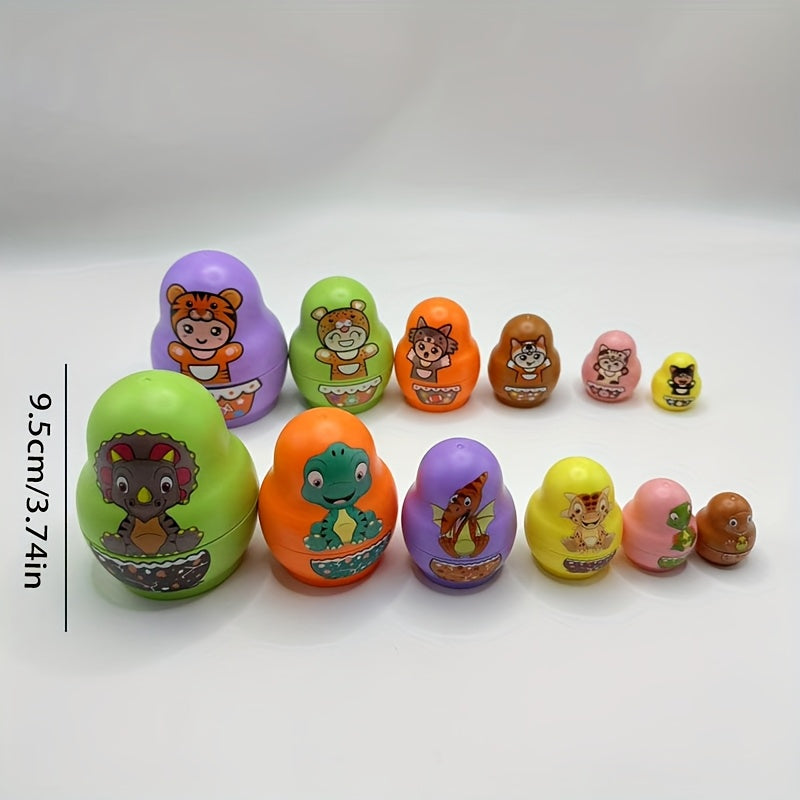Juego de 6 piezas de adornos multicapa para apilar tazas, decoración de escritorio y porche, ornamentos coleccionables para sala de estar, decoraciones bonitas para el hogar, opción ideal como regalo