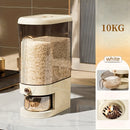 Dispensador Hermético de Arroz 1pc - Capacidad de 5kg/10kg, A Prueba de Humedad e Insectos, Contenedor de Almacenamiento con Cajón Grande para Organización de Cocina, Contenedores de Almacenamiento para Organización del Hogar