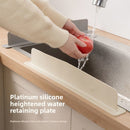Guarda de salpicaduras de fregadero de silicona con ventosa - Cubierta impermeable para cocina moderna, lavavajillas y bandeja de verduras, diseño duradero y fácil de limpiar reduce el desorden, mejora la seguridad, protector de lavavajillas, barrera fle