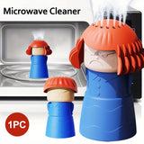 1pc Limpiador de Microondas "Mamá Enfadada" - Diseño Divertido (Expresión Enojada), Absorbente Potente de Grasa y Olores, No Tóxico, Compacto para Espacios Pequeños - Seguro para Microondas, Hornos, Refrigeradores - Ayudante de Limpieza en la Cocina