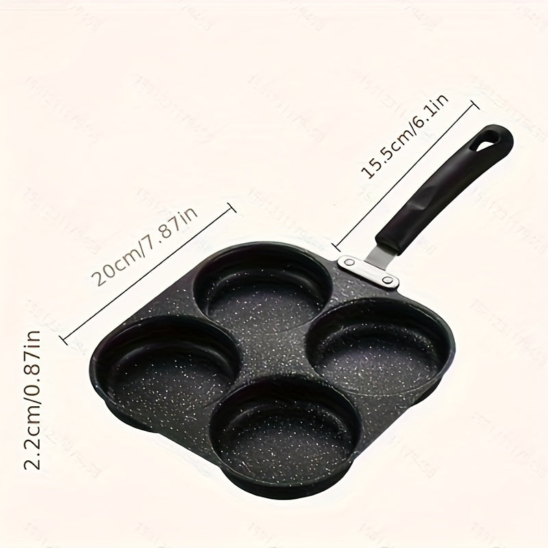 1 Sartén Antiadherente de Hierro Fundido para Tortillas y Hamburguesas, Apta para Estufas de Gas y Eléctricas, Diseño Multibrinco, Herramienta de Cocina Ideal para Desayunos, Olla de Cocinar con Estilo Moderno Elegante