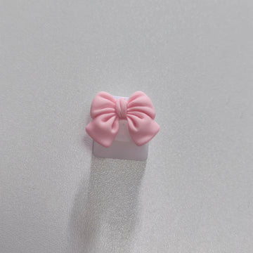 1pc Teclado mecánico con diseño de lazo creativo, tecla ABS de perfil OEM, accesorio único para computadora, regalo ideal para amigos.